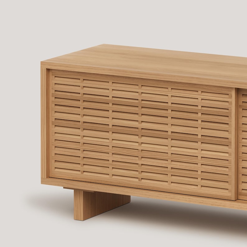 Mueble TV de madera maciza para el salón - Galera imagen 8