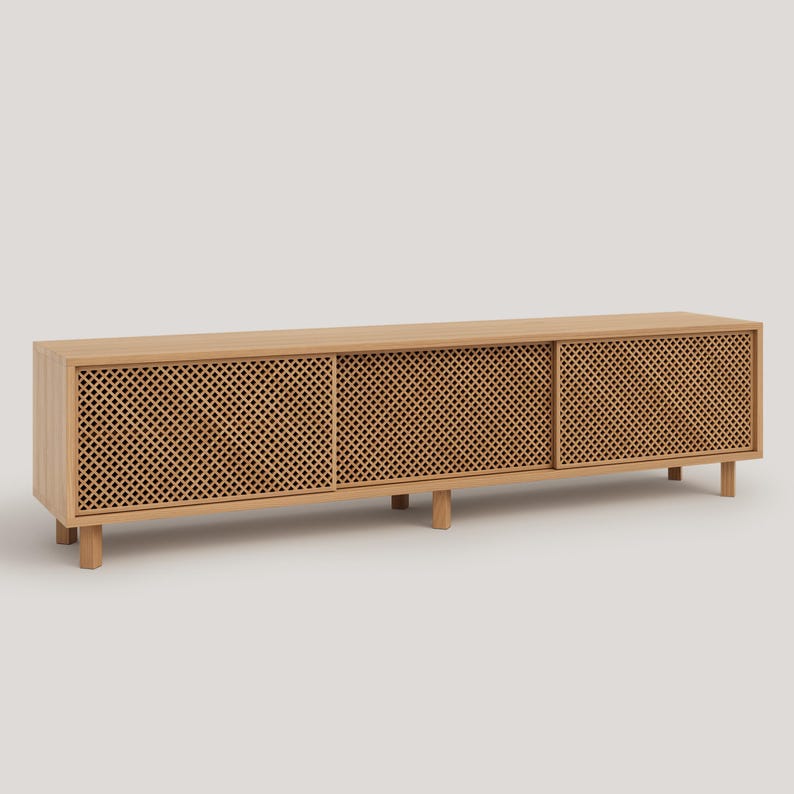Solid pine wood TV stand - Menorca image 7