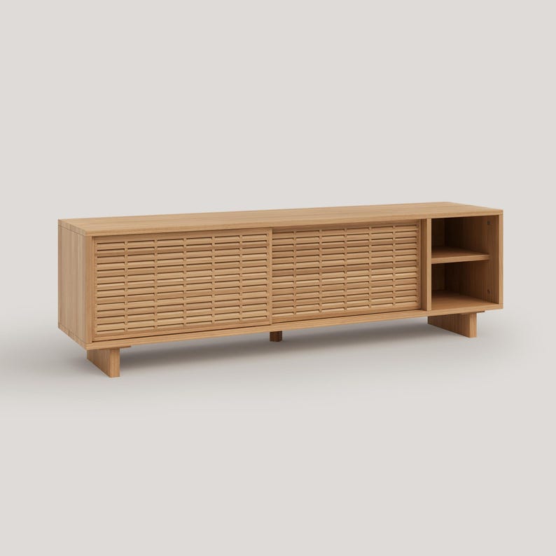 Mueble TV de madera maciza para el salón - Galera imagen 7