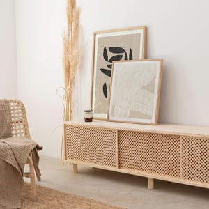 Solid pine wood TV stand - Menorca image 3