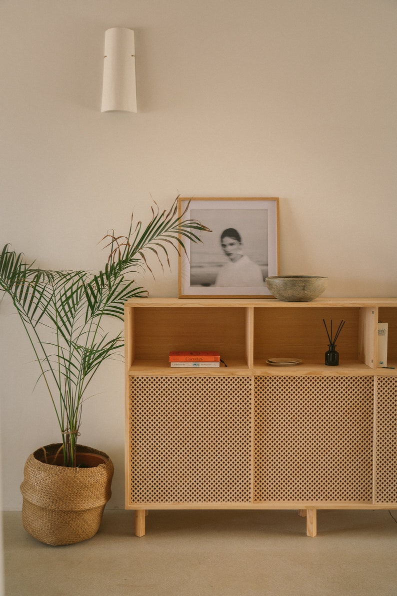 Solid wood sideboard perfect for the living room Mundina zdjęcie 3