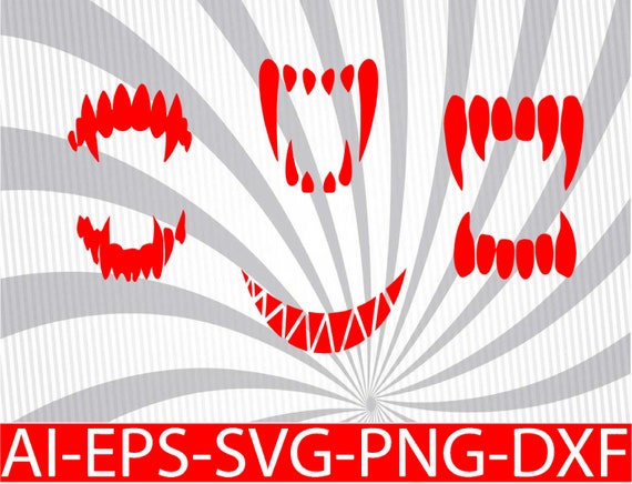 Download Sharp Teeth Svg Vampire Svg Animal Teeth Print Svg Smile Etsy