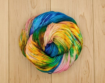 Spring at Sleepy Creek - Merino Wool DK Yarn Hand Dyed
