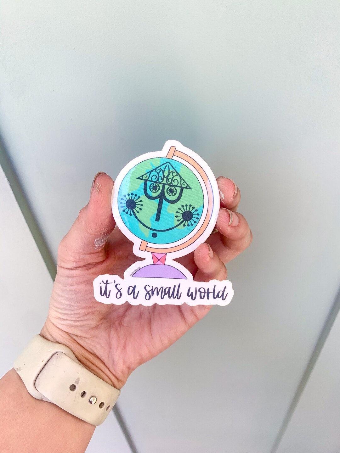 Its a Small World Sticker Sticker - Etsy
