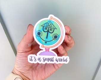 it’s a small world sticker | sticker |