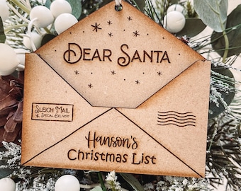 Christmas List Ornament | Christmas Ornament | Christmas Tradition