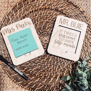 Teacher appreciation gift | teacher gift | office gift | teacher | school | note pad holder