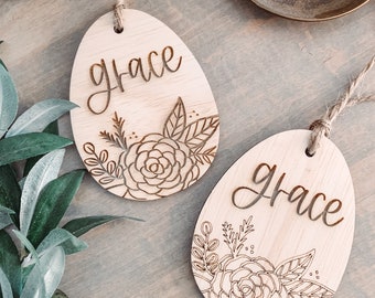 Easter Basket Tag | Easter Basket | Easter bunny | Easter egg tag | personalized tag | Easter decor