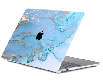 Marble Ariel Hard Case voor MacBook Pro 13, 15, 16 inch, voor Macbook Air 11 en 13 inch en voor Macbook 12 inch