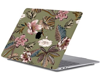 Vintage Garden Hard Case voor MacBook Pro 13, 14, 15, 16 inch, voor Macbook Air 11 en 13 inch en voor Macbook 12 inch