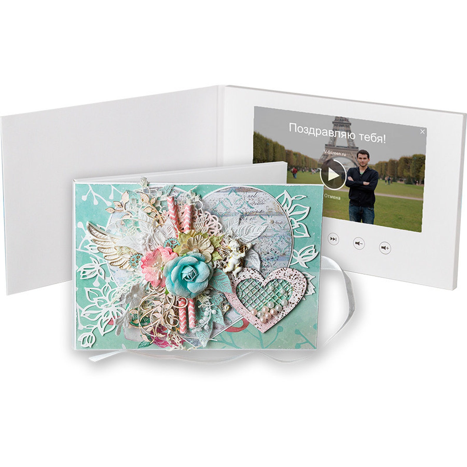 Greeting card with video Etsy