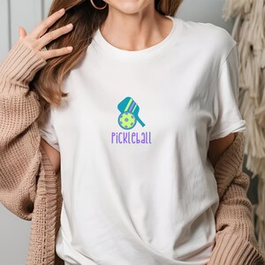 Pickle Ball Paddles Tshirt, Pickleball Shirt, Game Day T-Shirt, Sport Mom Shirt, Pickleball Shirt Men, Workout Tee Shirt With Neck Label