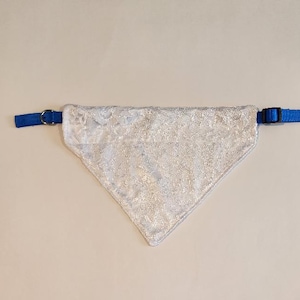 Various sizes: bridal dog bandana, white satin bandana, wedding bandana, special occasion bandana, lace bandana, satin and lace bandana