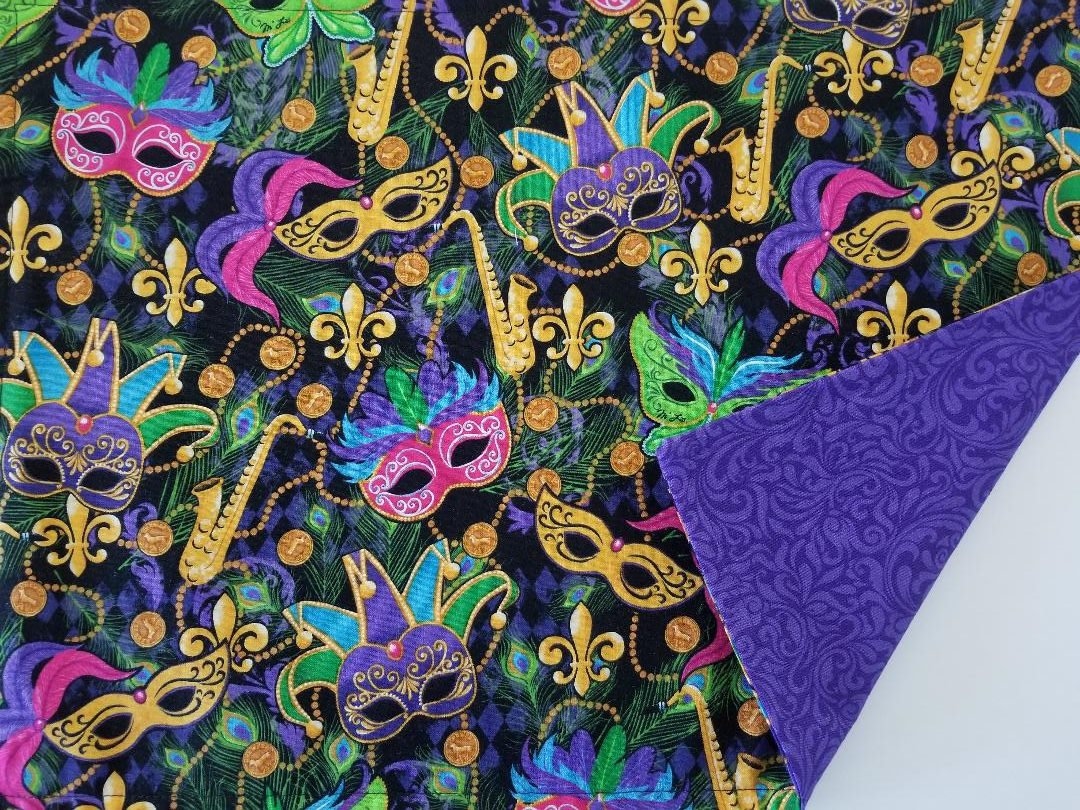 Mardi Gras Placemat, Fat Tuesday Placemat, Mardi Gras Table Setting ...