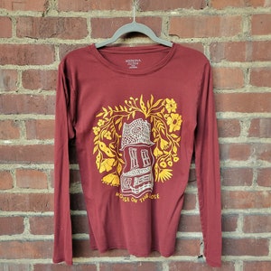 08/25 House - Medium Longsleeve in Red- Upcycle Collection