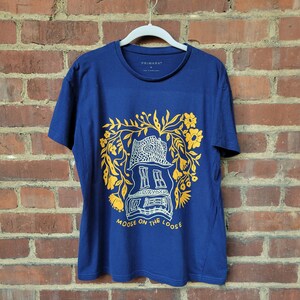 23/25 House - Medium Tee in Blue - Upcycle Collection