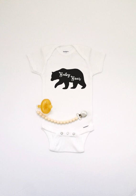 Baby Bear Onesie // Baby bear // Custom Onesie // Custom Etsy