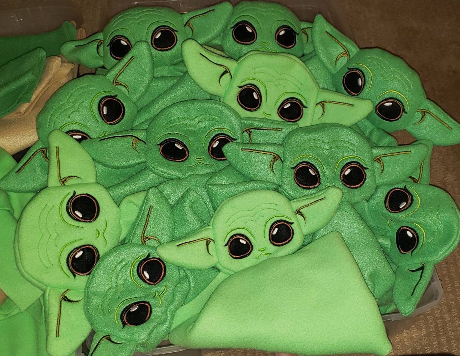 Mandalorian Baby Yoda Security Blanket Etsy