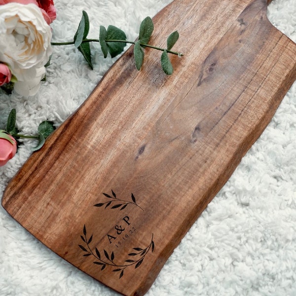 Engraved Personalised Cheese Board, Laser Engraved, Wedding Gift, House Warming Gif, Mother's Day, Personalised Gift