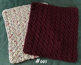 Dish Cloths, Wash Cloths set of 2