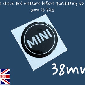 38mm  MINI Resin 3D Gel stick on Badge Classic or Modern Bonnet