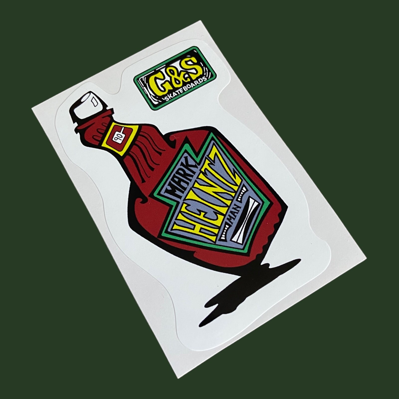 G&S Mark Heintz Skateboard Vinyl Sticker Classic Vintage Retro 