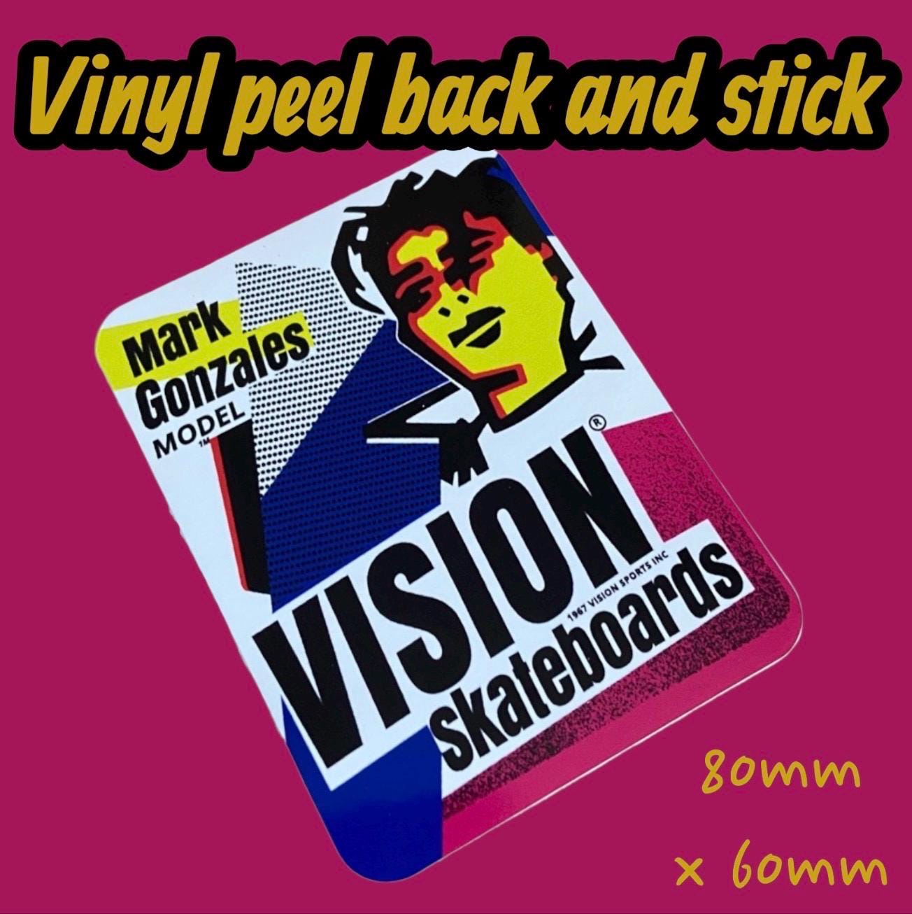 スケートボード Vision Vtg Skateboard Sticker Mark Gonzales Vision Skateboard Vinyl Sticker Classic Vintage