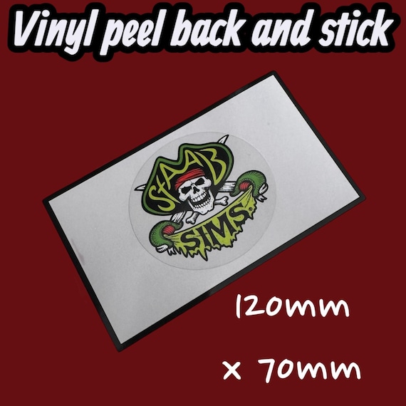 Sims Staab Skateboard Sticker Old School Vintage Classic 70s 80s