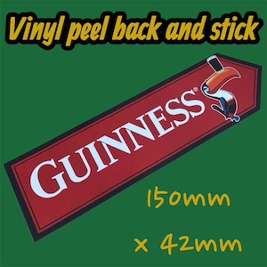 Lovely Day For A Guinness vinyl sticker man cave pub bar Toucan Beer Export Bird Ireland Dublin image 1