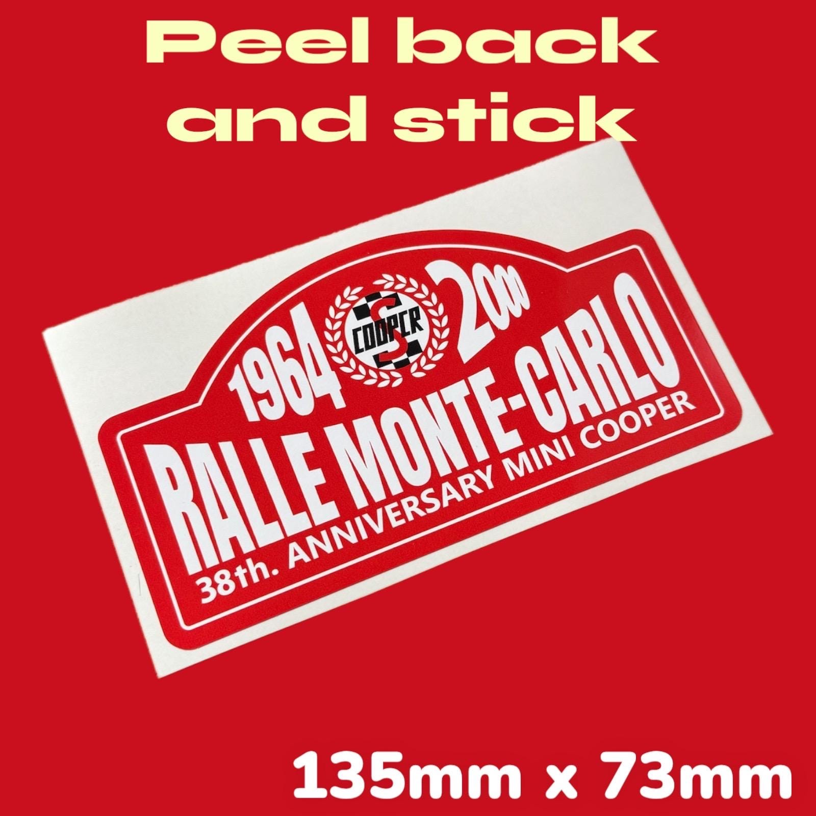 Sticker Autocollant 79ème Rallye Monte Carlo 2011, Centenaire ACM