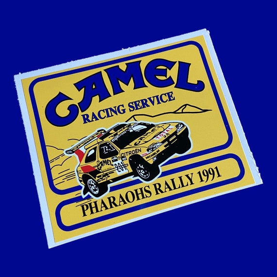 Camel Racing Team & ポリーのカクテル サイン Camel Racing Rally Vinyl Sticker Period off Road - Etsy