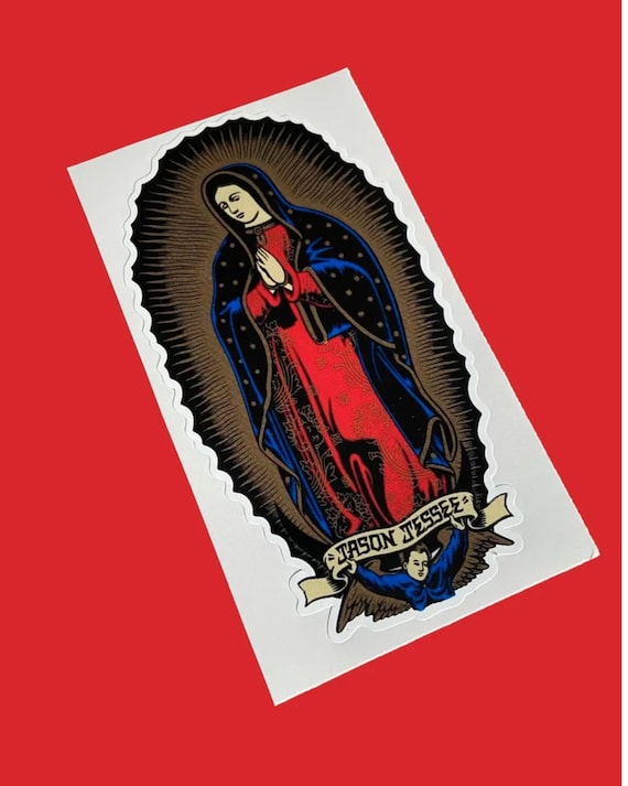 Guadalupe Santa Cruz Jason Jesse Sticker Classic Vintage