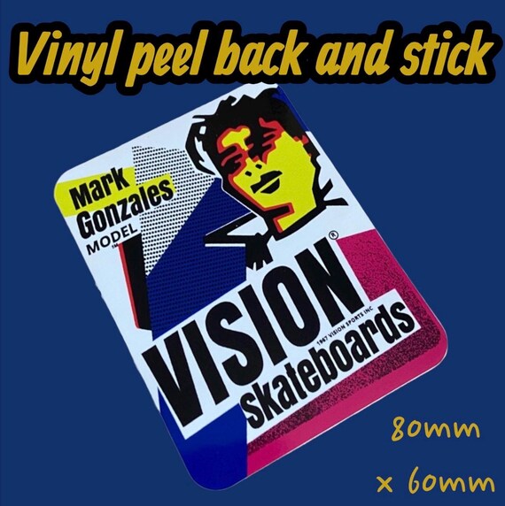 Mark Gonzales Vision Skateboard Vinyl Sticker Classic Vintage