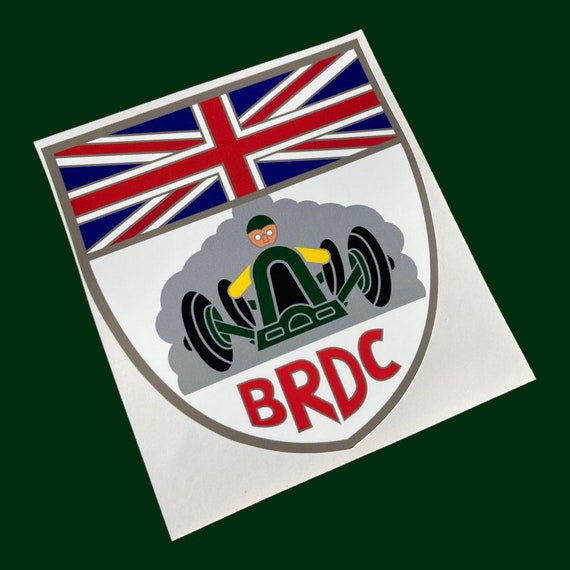 British League Of Racing Cyclists (BLRC) Reproduction Frame Decal - 35mm Vinyl Badge