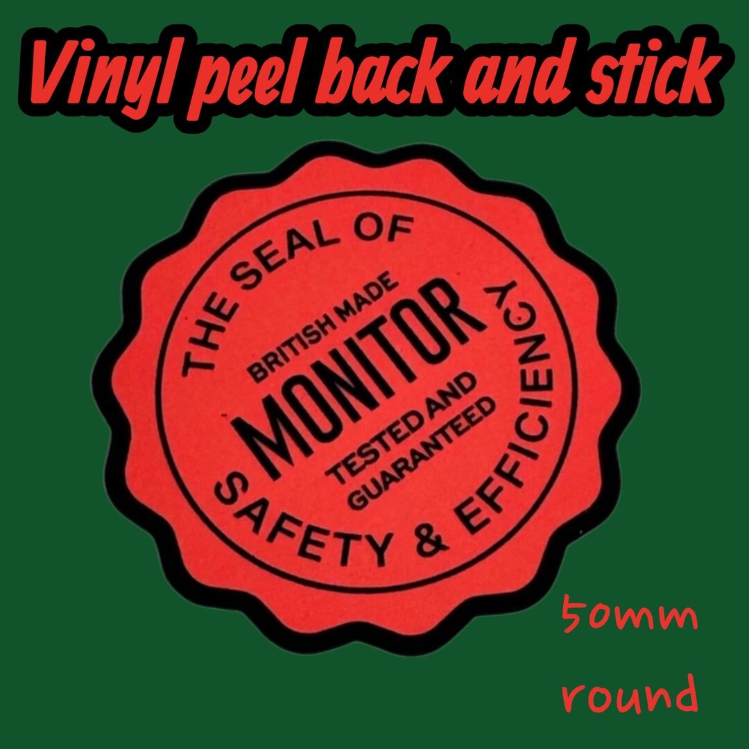 Monitor Vintage Blow Lamp Torch Vinyl Sticker Classic Tool Tools Made ...