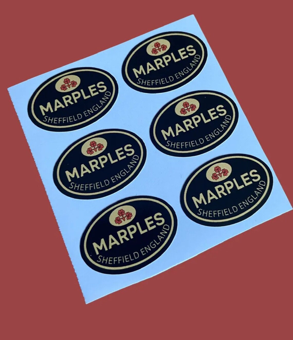 Marples & Son X6 Shamrock Brand Vinyl Decal Sticker Chisel Mallet Chest ...