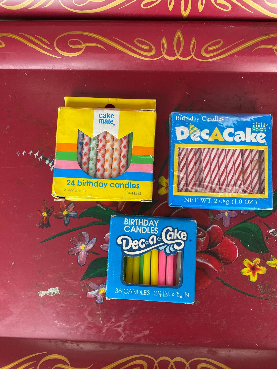 Vintage Birthday Candles Etsy