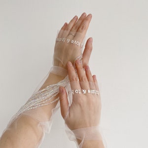 Fingerless Custom Sheer Plain Tulle Gloves, long opera length, Embroidered Sheer Bridal Gloves, Elbow Length Tulle Glove, Bridesmaid