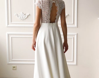 simple wedding dresses for second marriage