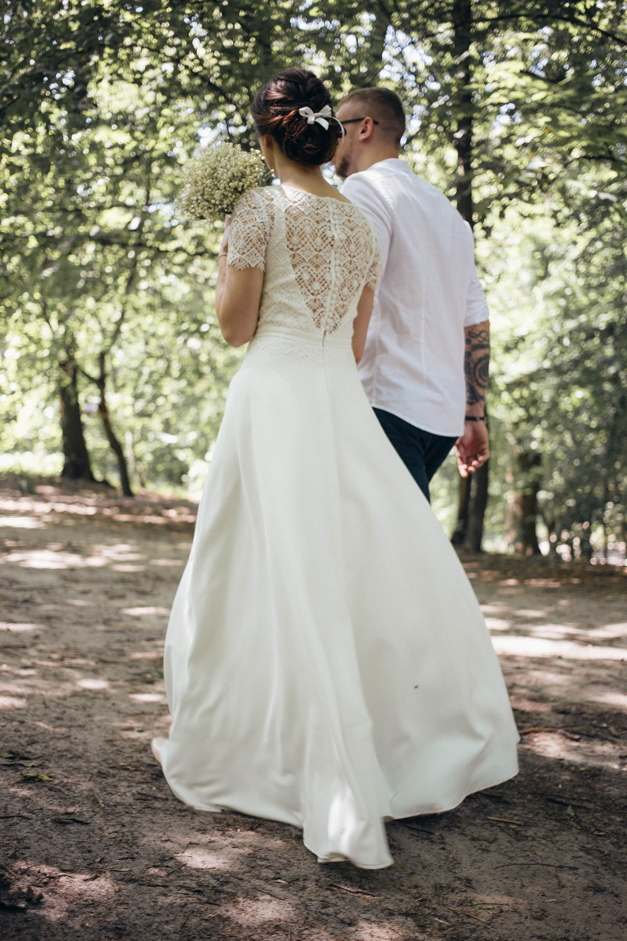 Modest Rustic Wedding Dress Unique ...