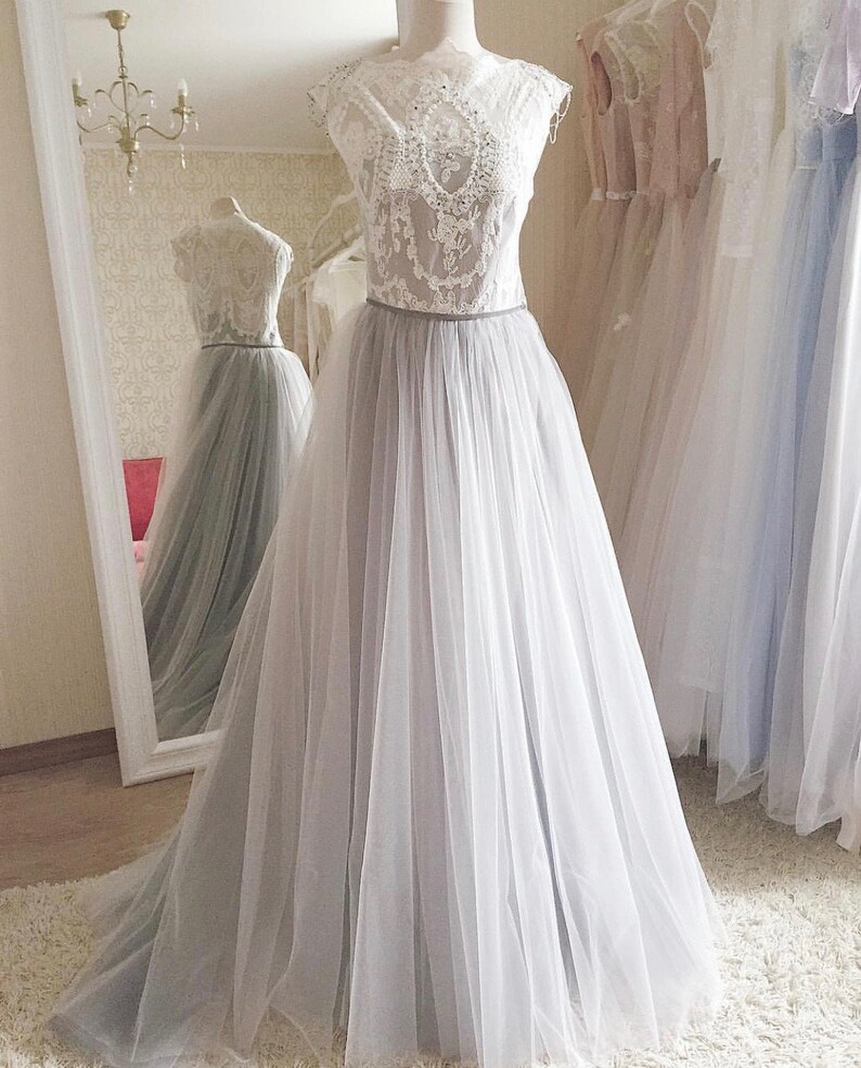 white colour gown