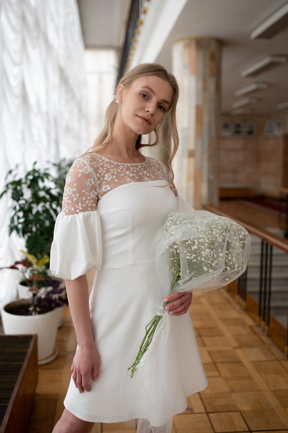 civil wedding dress