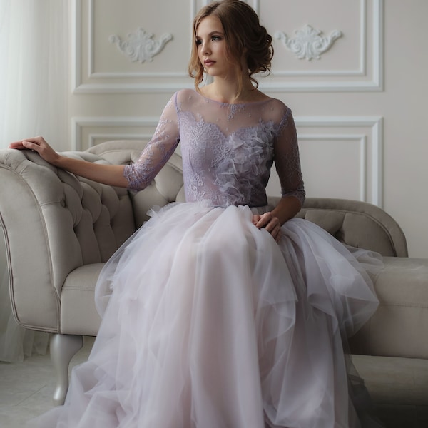 Purple Wedding Dress - Etsy
