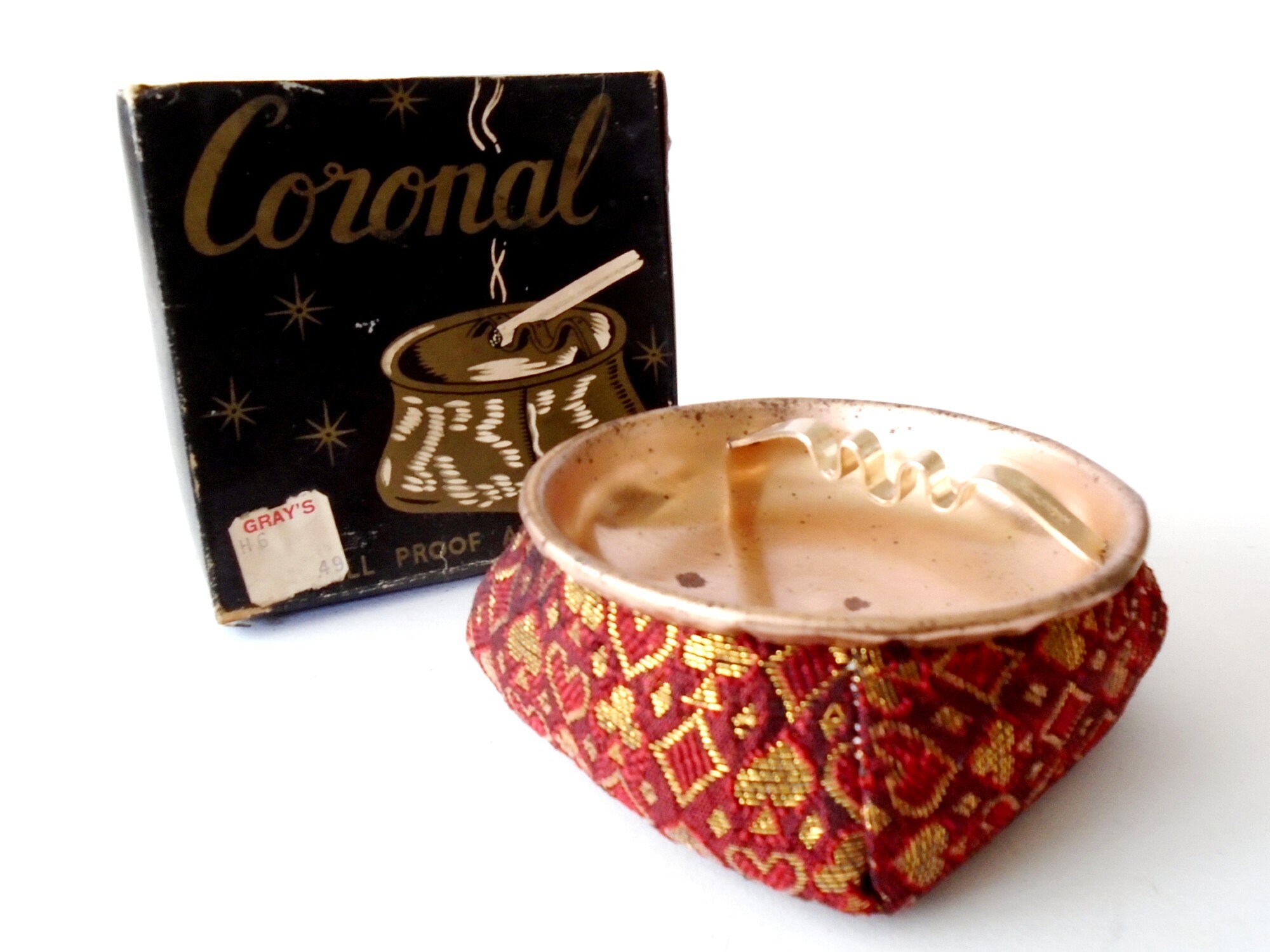 Bean Bag Ashtray 60's Card Suits Bean Bag Ashtray Etsy