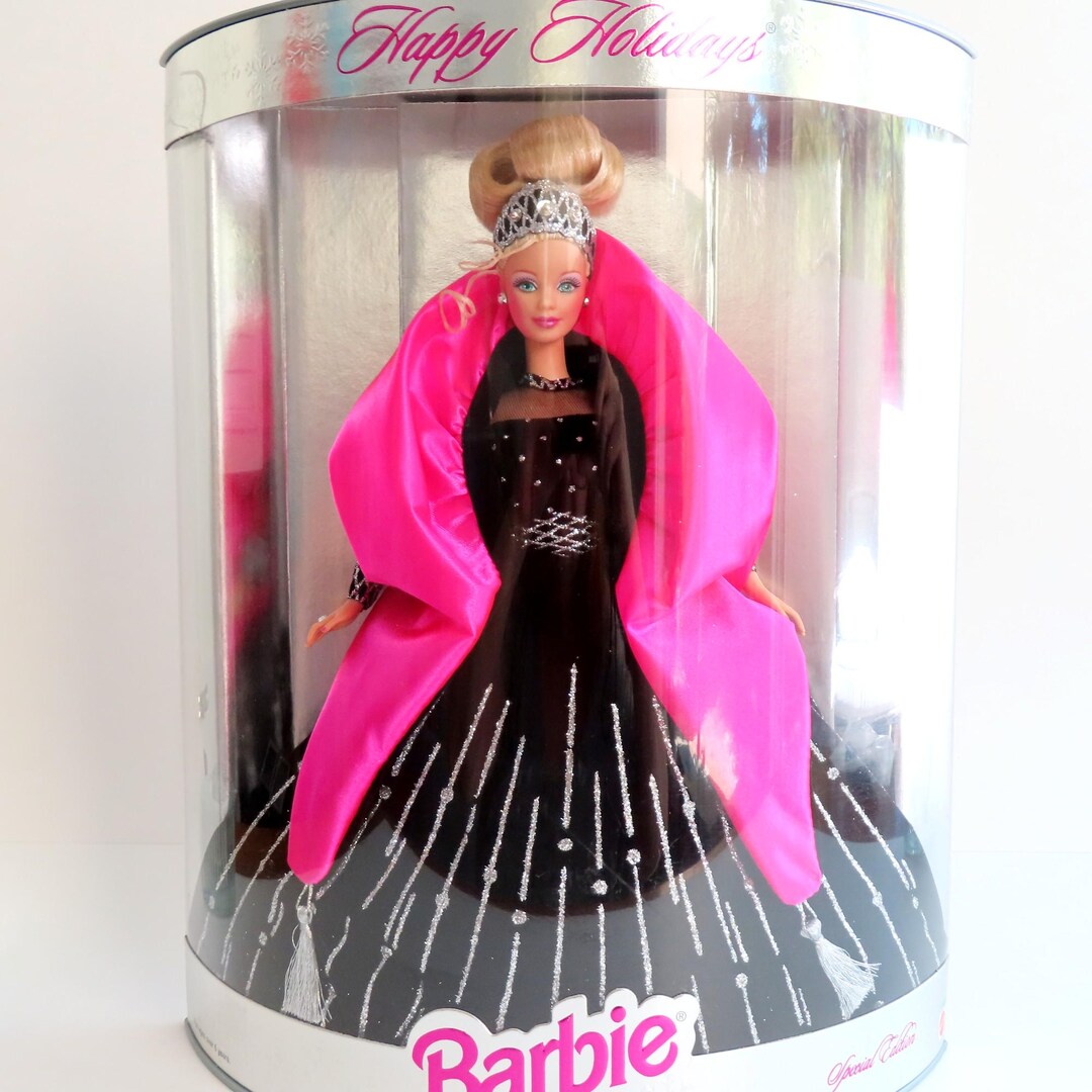 バービー ピンクのホリディ barbie(V6985 レア　クリスマス Happy Holidays 1998 Barbie Doll, Christmas Holiday 1998 Barbie