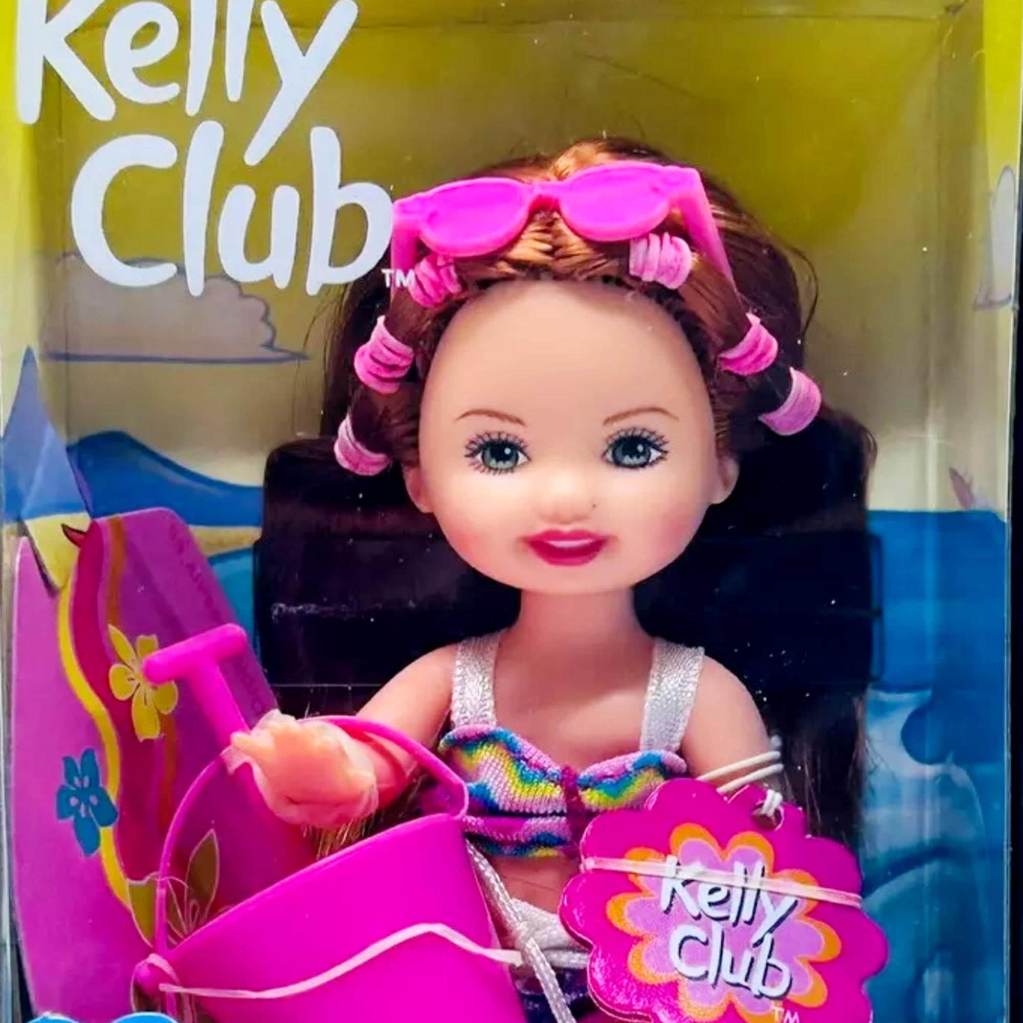Kelly Club Surfer Lorena Posable Doll, Vintage Kelly Club Redhead