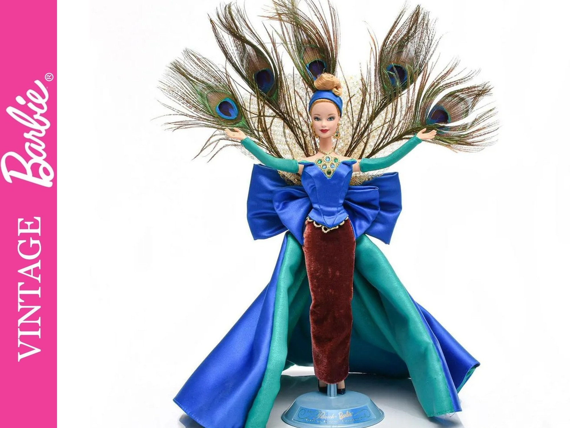 Barbie the Peacock Collector Edition Barbie 1998 Beauty of Etsy
