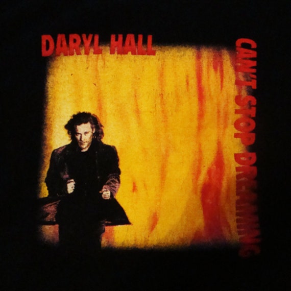 【希少】DARYL HALL  CAT TEE BLACK XL 70s daryl hall john - Gem