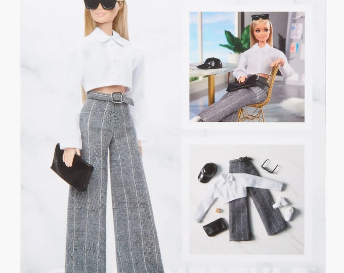 NRFB Coffret tenue Set BARBIE @BarbieStyle Fashion Pack Spring HJX33 gold label