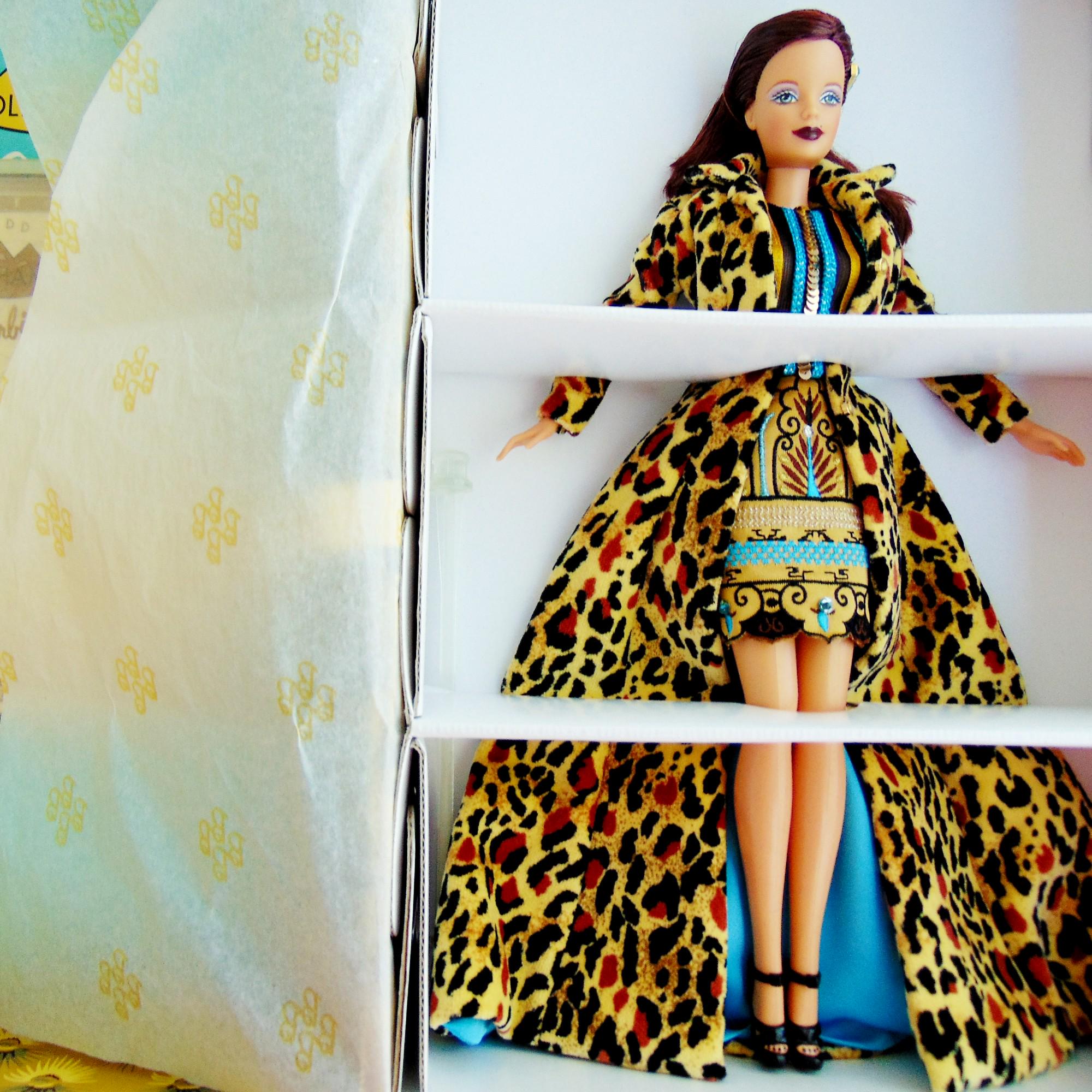 バービー人形、Barbie、刺繍、ドール、トッド•オルドナム、ヒョウ柄 Todd Oldham Barbie Doll Collector Edition, 1998 Designer